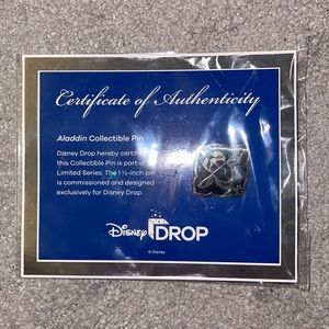 Disney Drop Aladdin Collectible Pin 1.5"